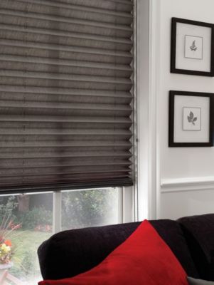 2" Pleated Shade - Screentex Flint
